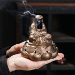 Formless Ceramic Incense Burner, Home Decor for Meditation