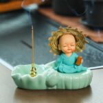 Zen Monk Figurine, Incense Stick Holder