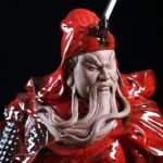 Guan Yu Ceramic Sculpture, Feng Shui Altar Statue