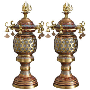 Copper LED Buddhist Altar Lamp