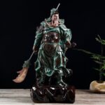 Guan Yu Ceramic Sculpture, Feng Shui Altar Statue
