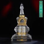 Tibetan Buddhist Crystal Stupa