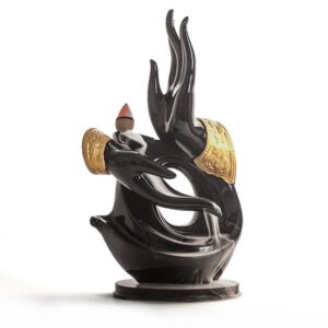 Buddha Hand Backflow Incense Burner, Zen Art Decor